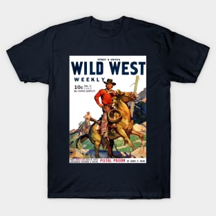 Wild West Magazine Cover November 1942 T-Shirt